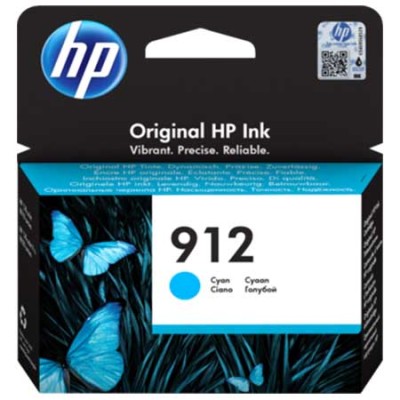 ΓΝΗΣΙΟ HP No 912 / 3YL77AE - CYAN INK - 315 ΣΕΛΙΔΕΣ 
