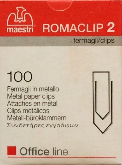 ΣΥΝΔΕΤΗΡΕΣ ROMA Νο 2 - 25mm - 100 ΤΕΜΑΧΙΑ